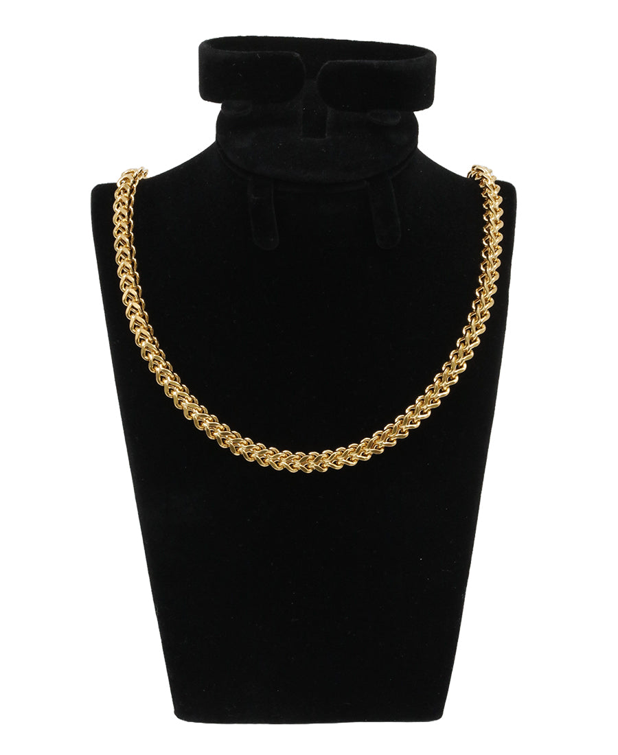 24" 22K Gold Wheat Chain Necklace – 31.98g | Bigeasy Jewellers