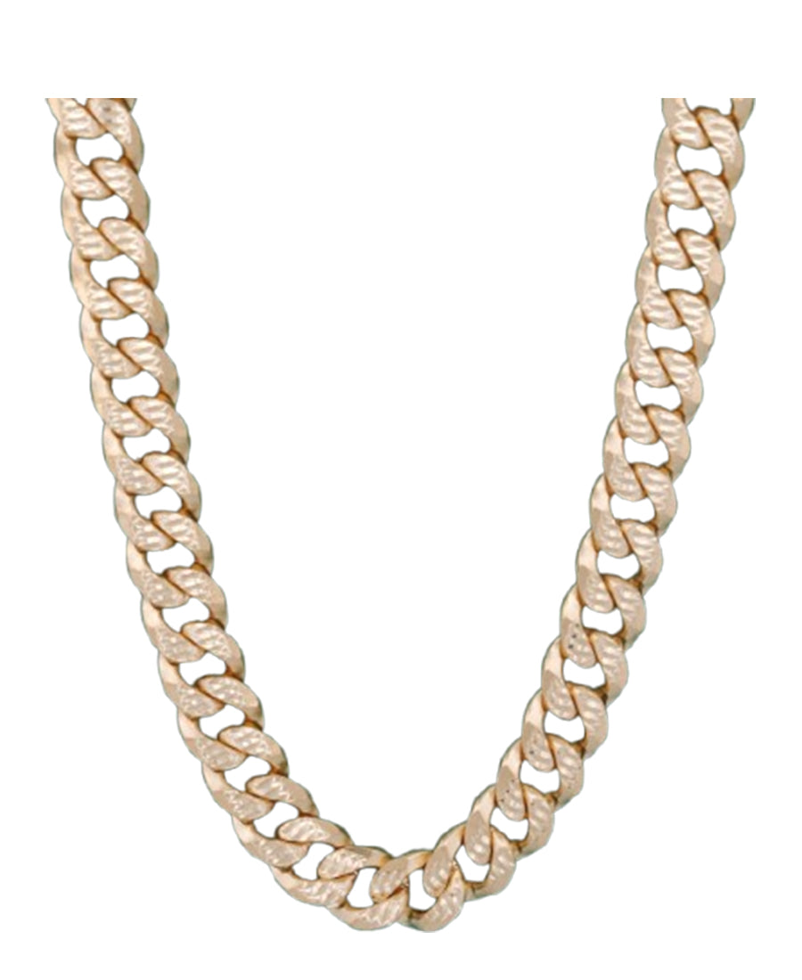 24" 22K Gold Cuban Link Chain Necklace – 50.45g | Bigeasy Jewellers
