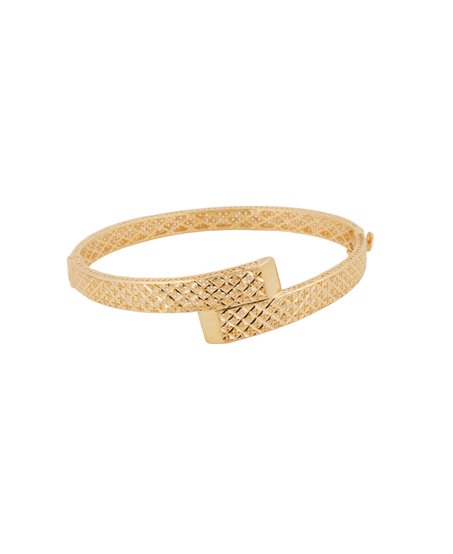 Bigeasy Jewellers 22K Gold Bangle – 13.27g, Size 2.25