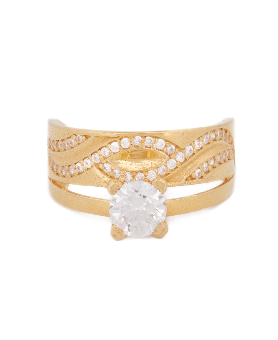 21K Gold Solitaire Diamond Ring – 5.4g | Bigeasy Jewellers