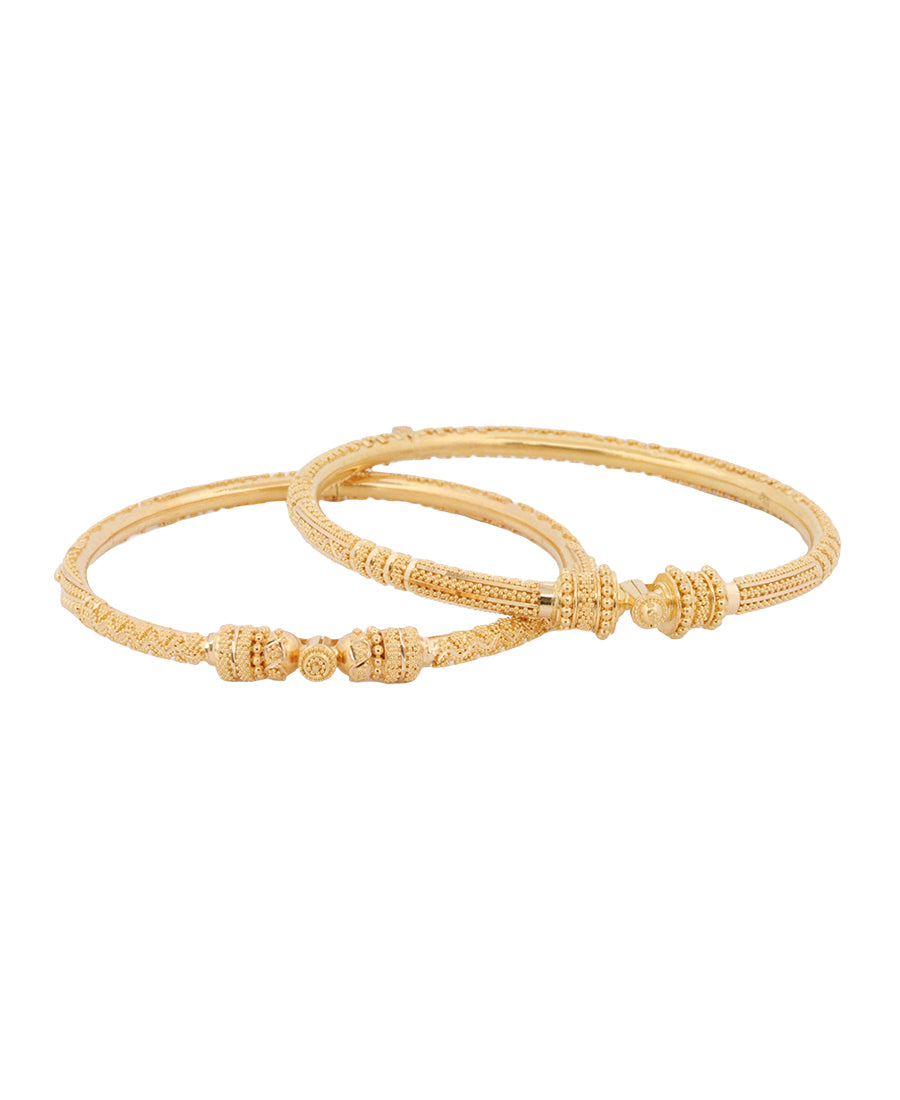 Bigeasy Jewellers 22K Gold Bangle – 26g, Size 2.4