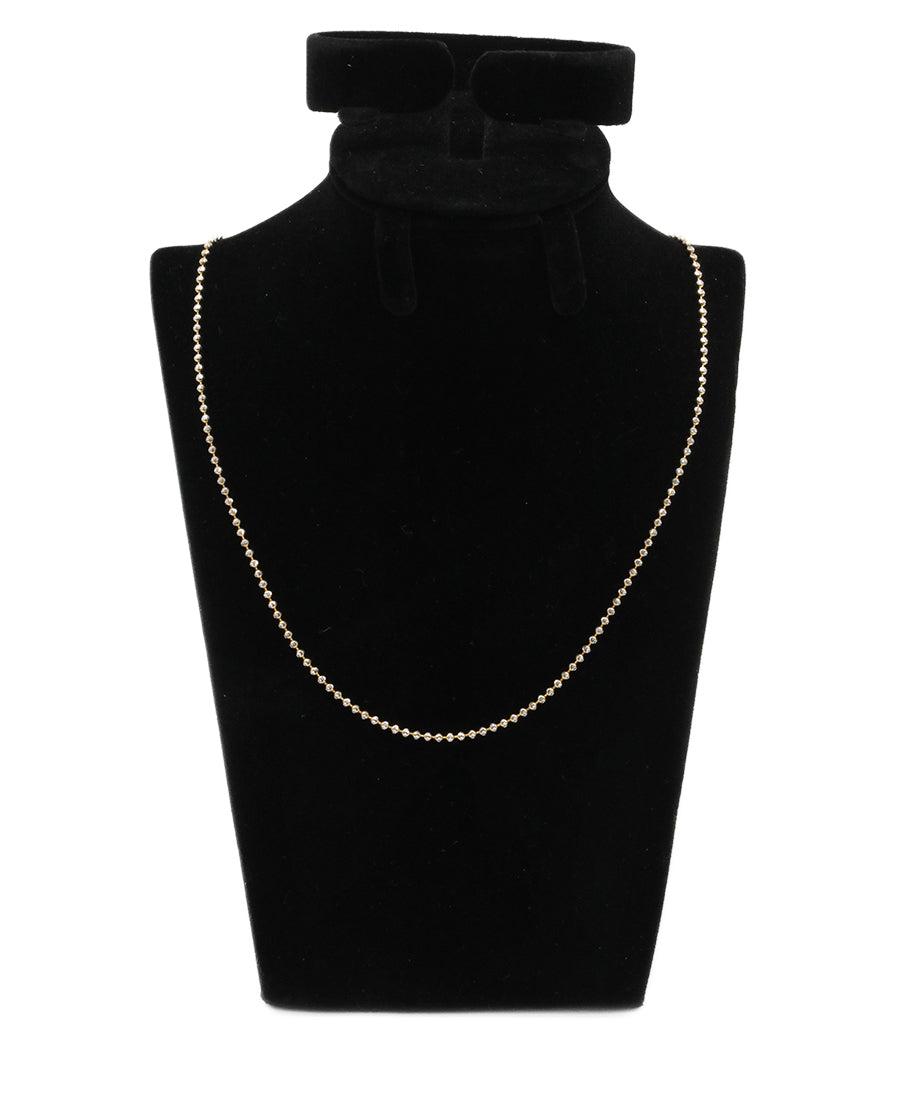 22-Inch Gold Bead Chain Necklace – 7.98g | Bigeasy Jewellers