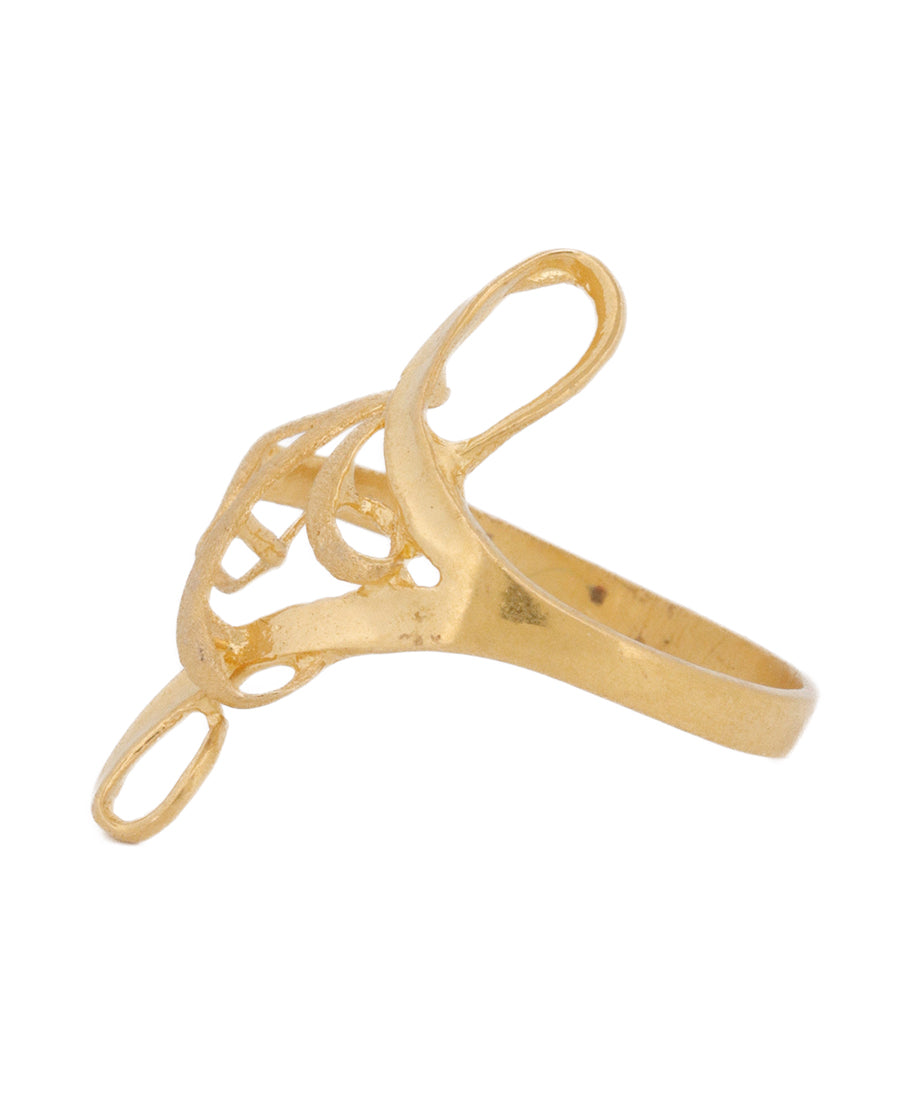 22K Gold Abstract Swirl Ring – 2.2g | Bigeasy Jewellers