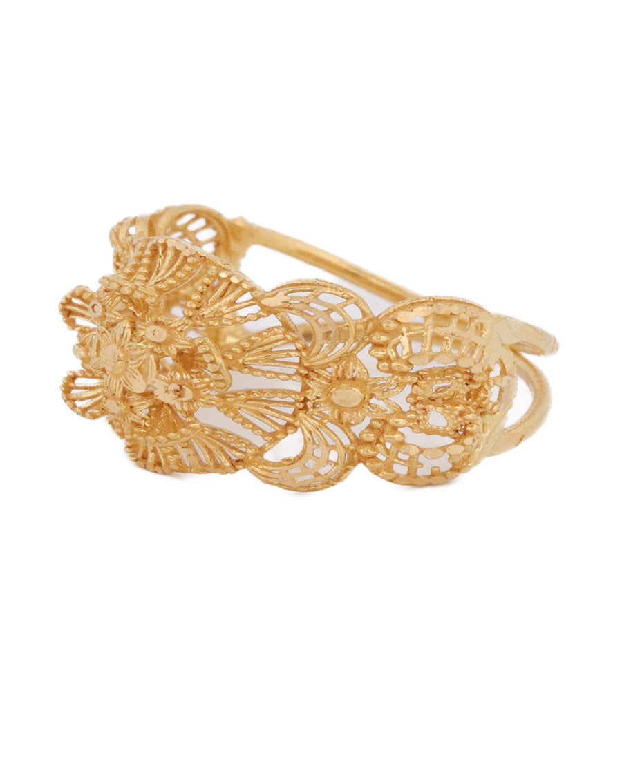 22K Gold Intricate Filigree Ring – 2.6g | Bigeasy Jewellers