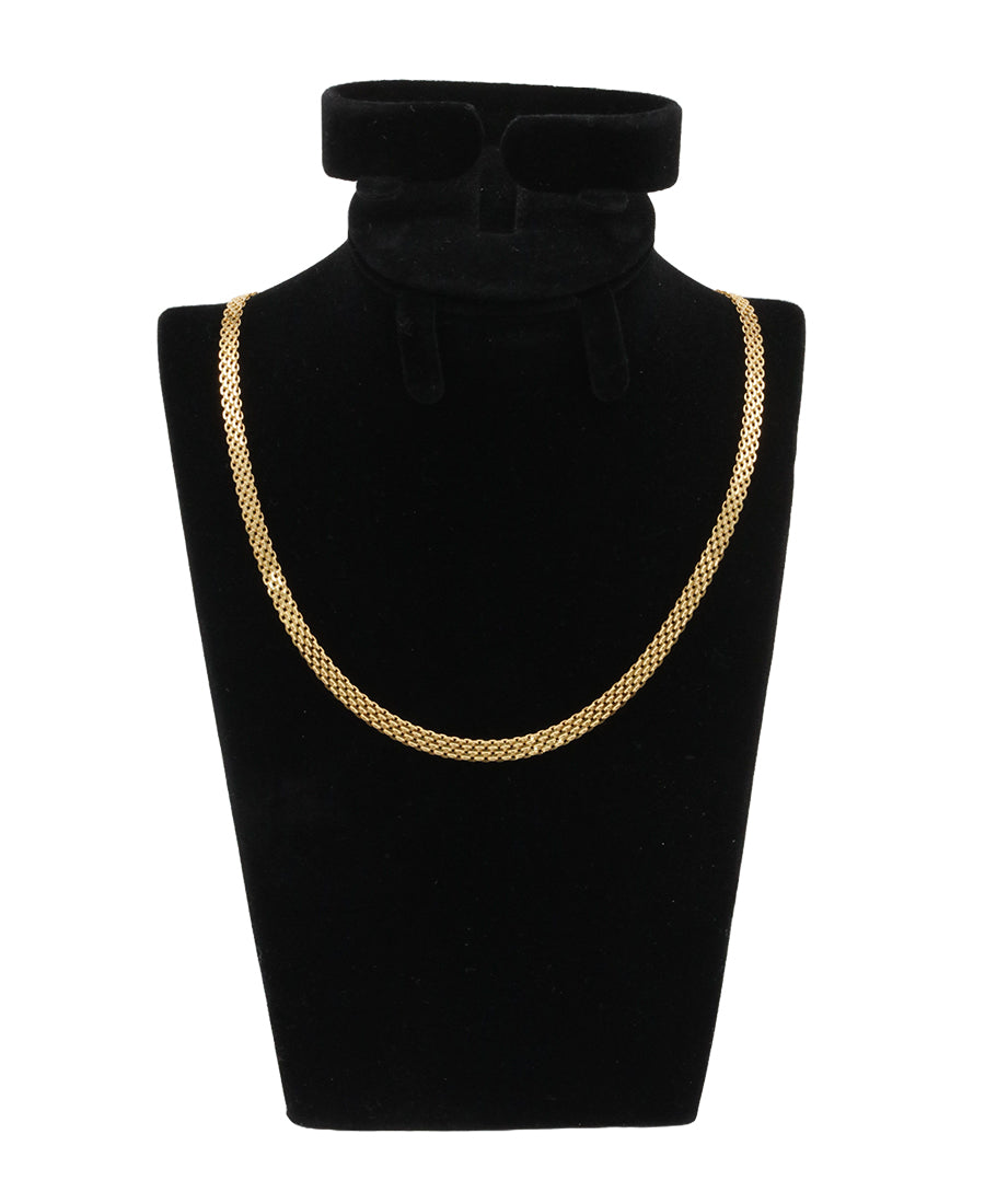 14K Gold Braided Rope Chain Necklace – 18" | 11.7g, 4.2mm | Bigeasy Jewellers