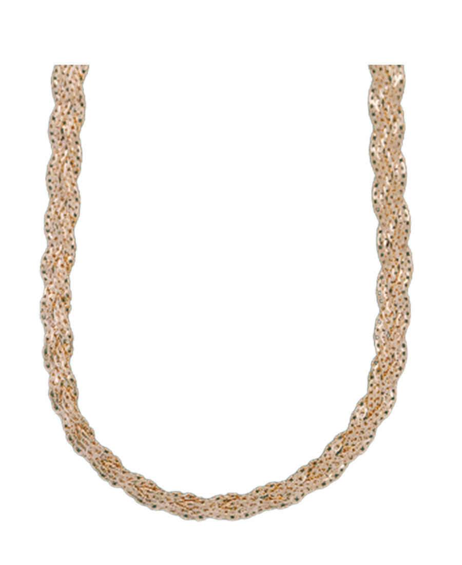 14K Gold Braided Rope Chain Necklace – 20" | 10.88g, 3.64mm | Bigeasy Jewellers