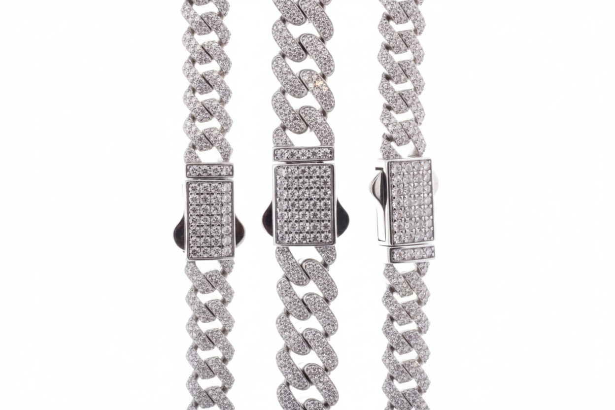 Miami Cuban Chain Necklace – 925 Sterling Silver | Link Design