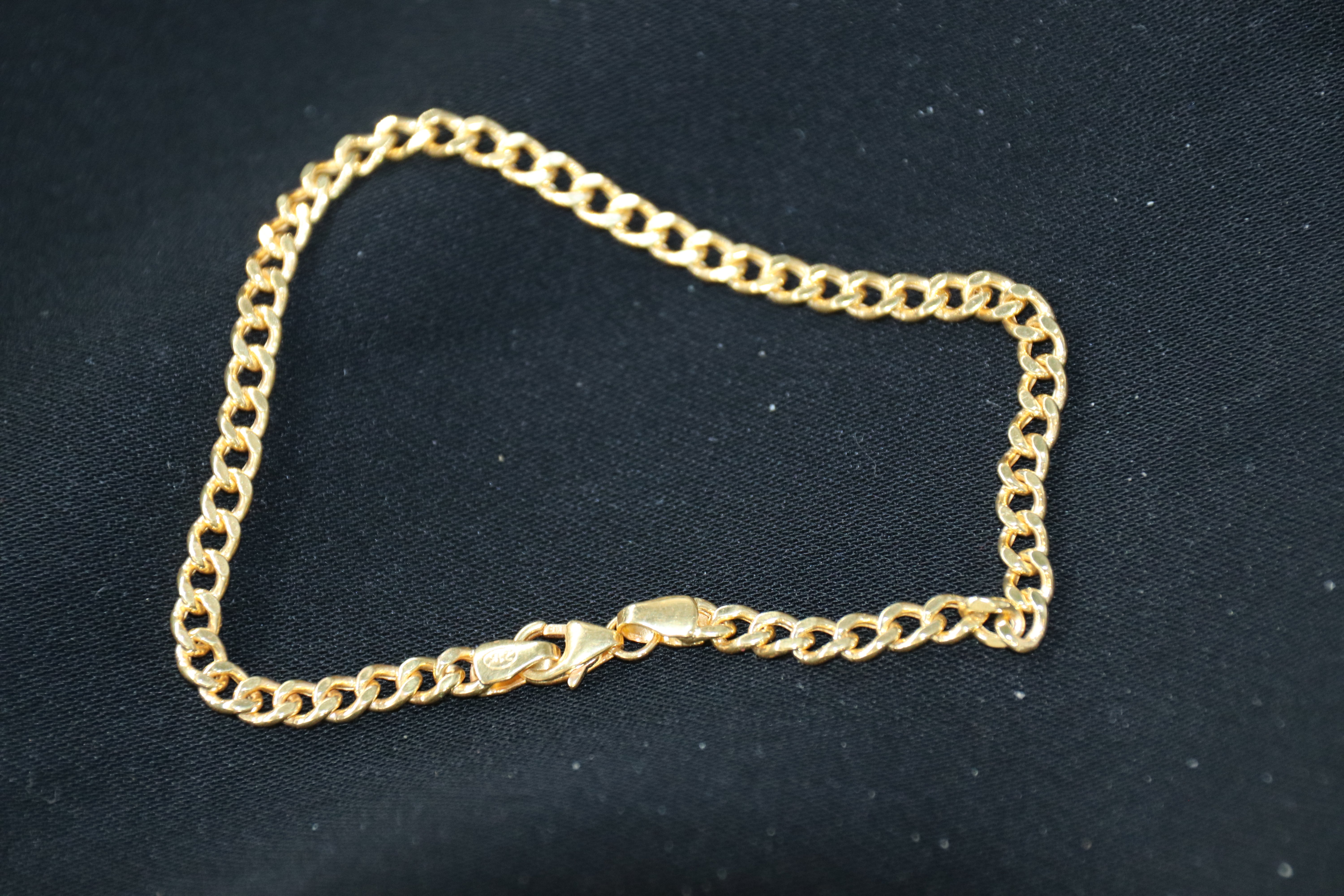 Solid Gold "Chain" Bracelet – Premium Finish | 21K Fine Gold Jewelry