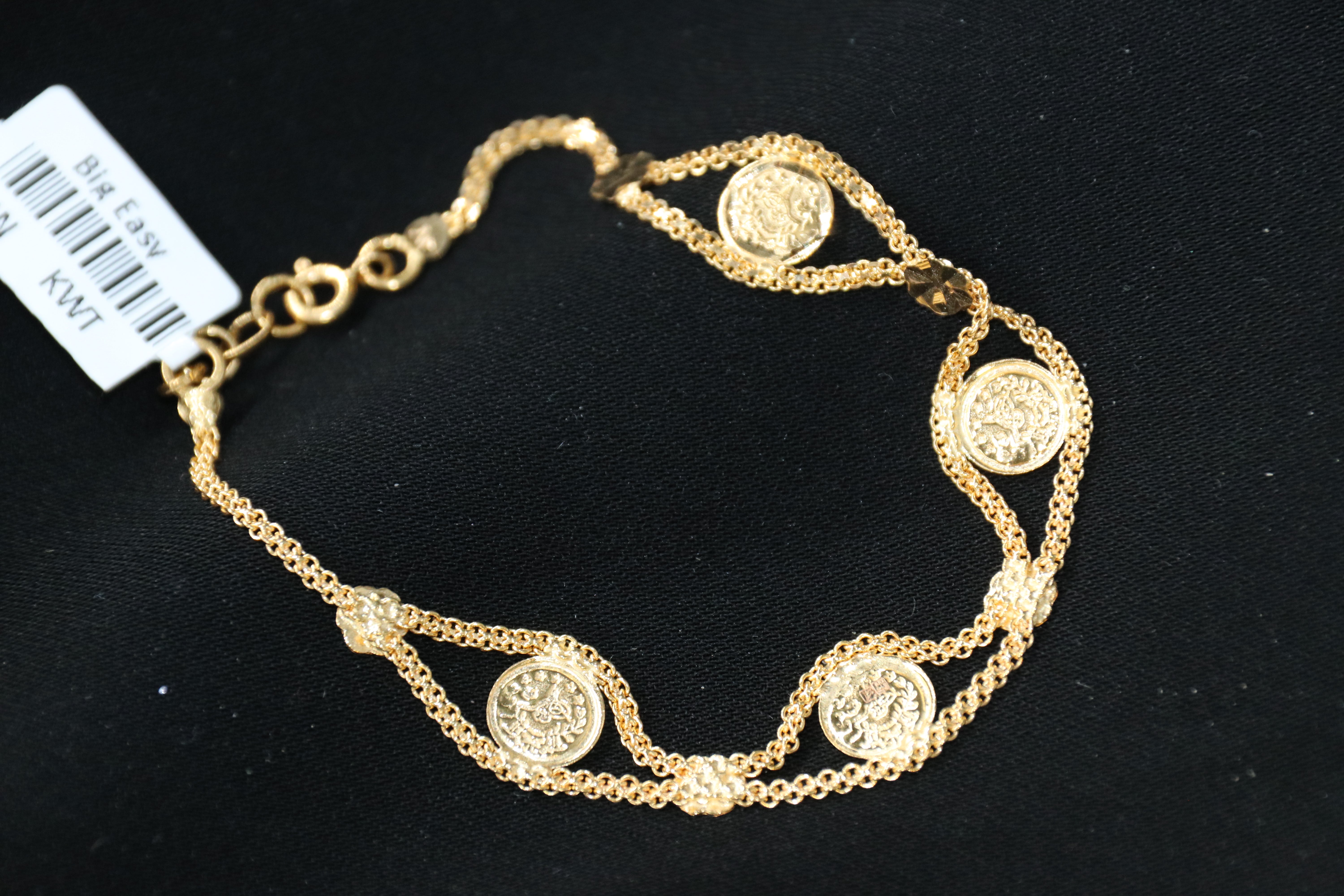 Solid Gold "EYE" Bracelet – Premium Finish | 21K Fine Gold Jewelry