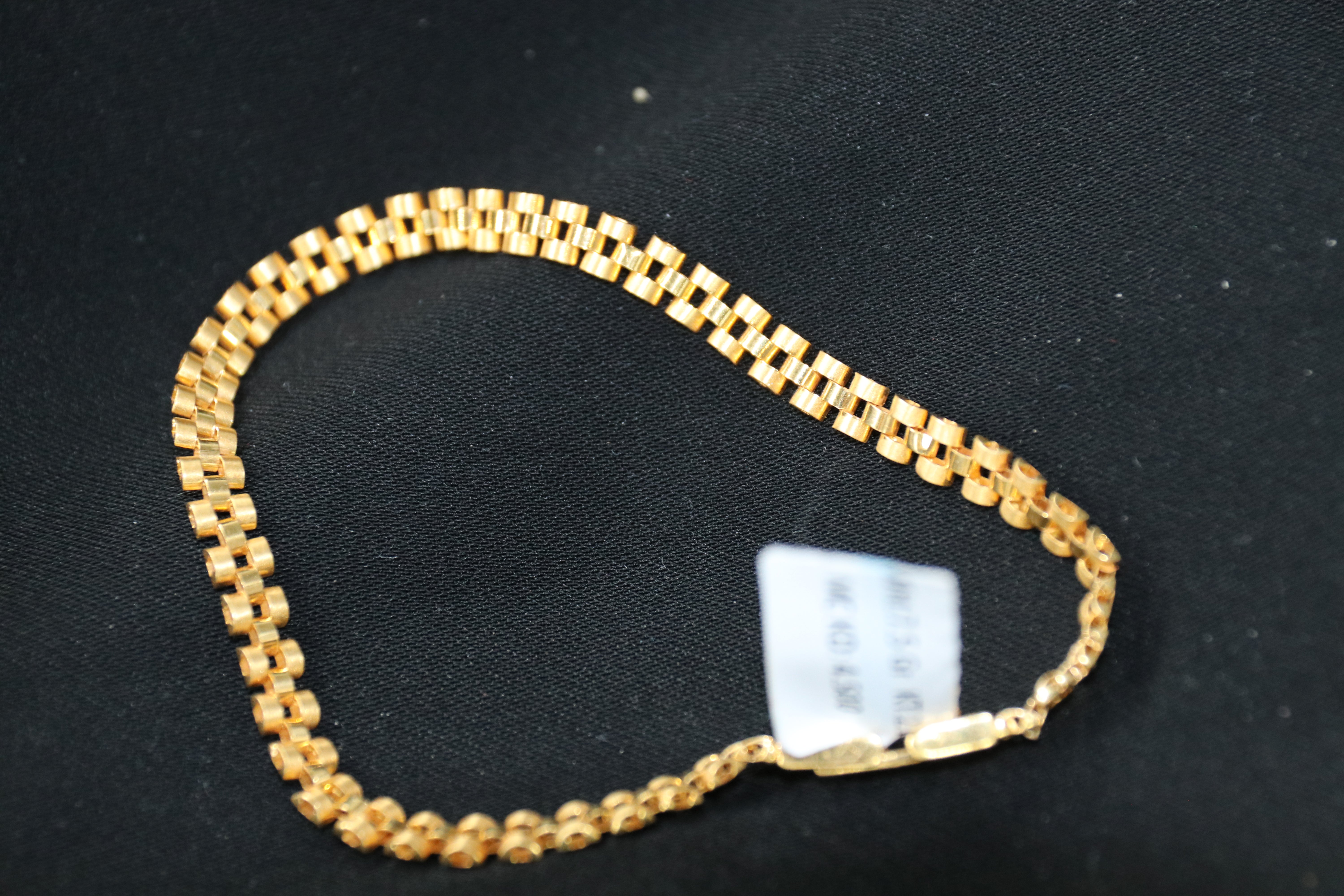 Solid Gold "Links" Bracelet – Premium Finish | 21K Fine Gold Jewelry
