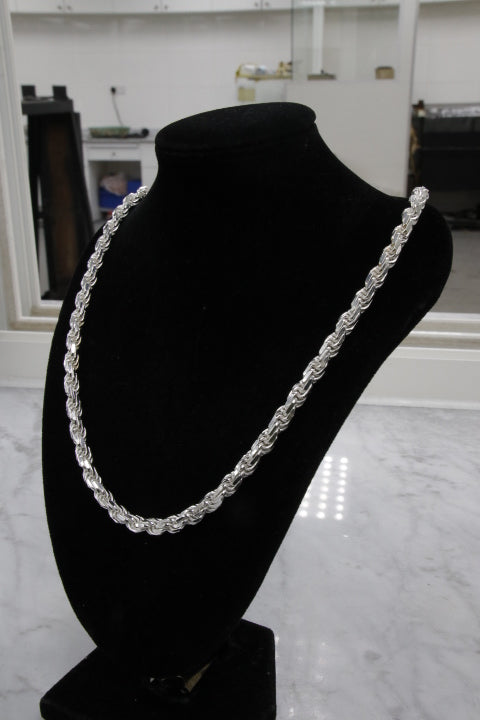 925 Sterling Silver Chain Necklace – 39.74 Gram - Premium Italian Silver