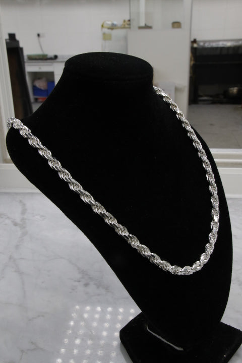 925 Sterling Silver Chain Necklace – 39.74 Gram - Premium Italian Silver
