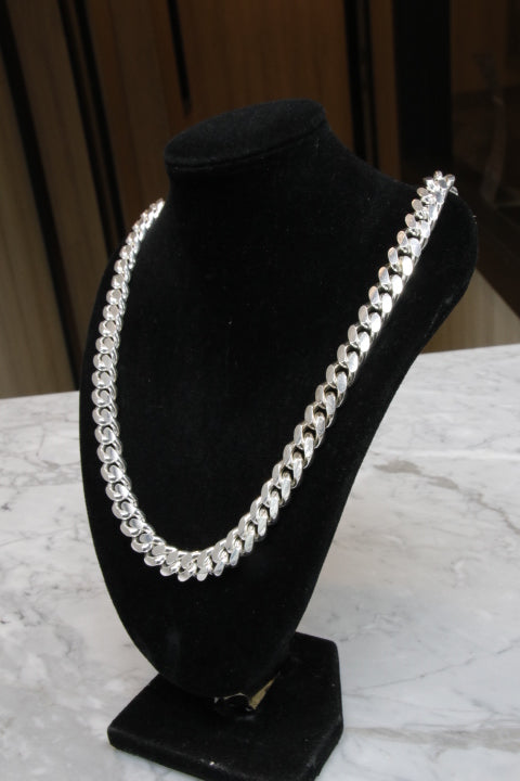 925 Sterling Silver Chain Necklace – 128.73 Gram - Premium Italian Silver