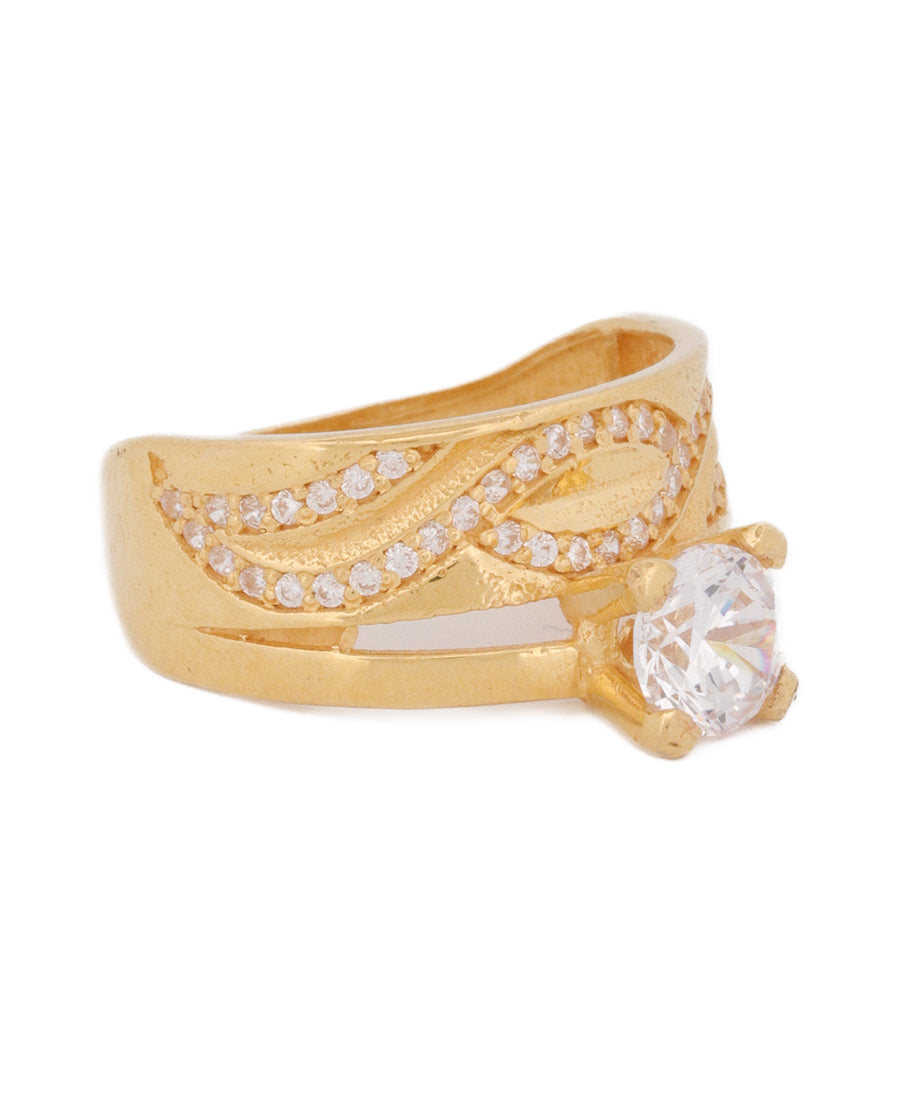 21K Gold Solitaire Diamond Ring – 5.4g | Bigeasy Jewellers